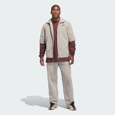 adidas Originals Basketball Full-Zip Shirt Putty Beige