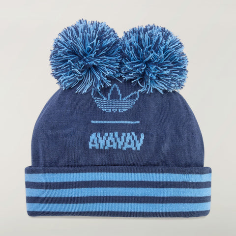 adidas Originals x AVAVAV Souvenir Pom-Pom Beanie Night Marine / Light Blue