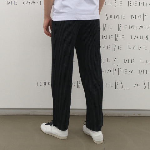 Homme Plissé Issey Miyake Kersey Pleats Trousers Black