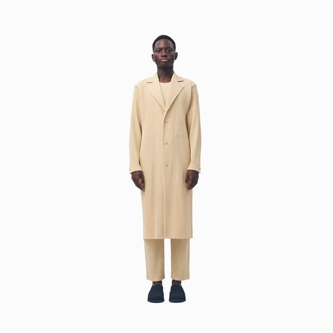 Homme Plissé Issey Miyake Tailored Pleats 2 Jacket Mudstone Grey