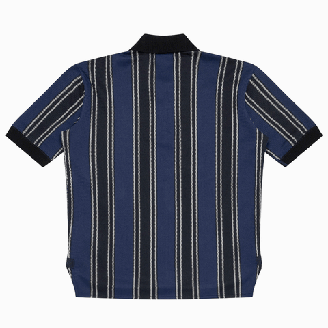 Junya Watanabe MAN Men's Knit Short Sleeve Polo Navy / Black