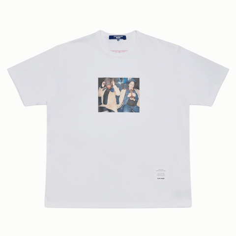 Junya Watanabe MAN Men's The Face Tricky And Martina T-Shirt White