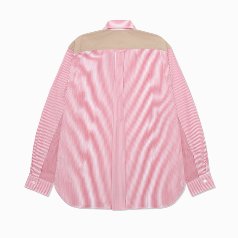 Junya Watanabe MAN Men's Striped Shirt White / Red / Beige