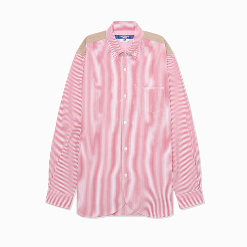 Junya Watanabe MAN Men's Striped Shirt White / Red / Beige