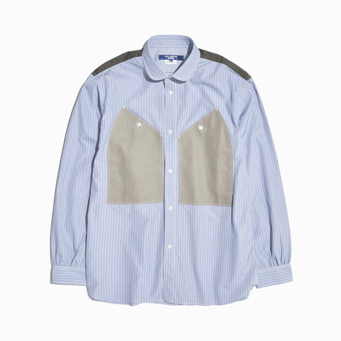 Junya Watanabe MAN Cotton Shirt White / Blue / Gray / Khaki