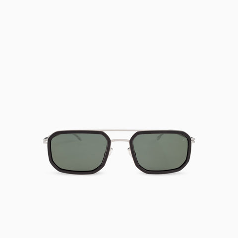 Mykita x Leica ML16 MH79 Leica Silver / Pitch Black - Leica Green 85 Solid