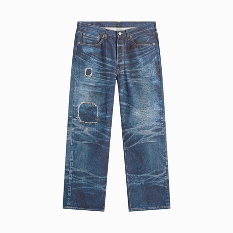 Junya Watanabe MAN x NM Printed Jeans Indigo