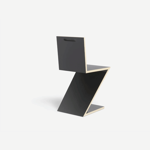 Mozaik Cassina Zig Zag Chair Black