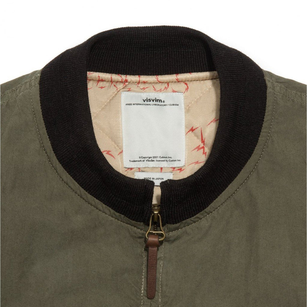 Visvim Hartman Bomber Jacket Green