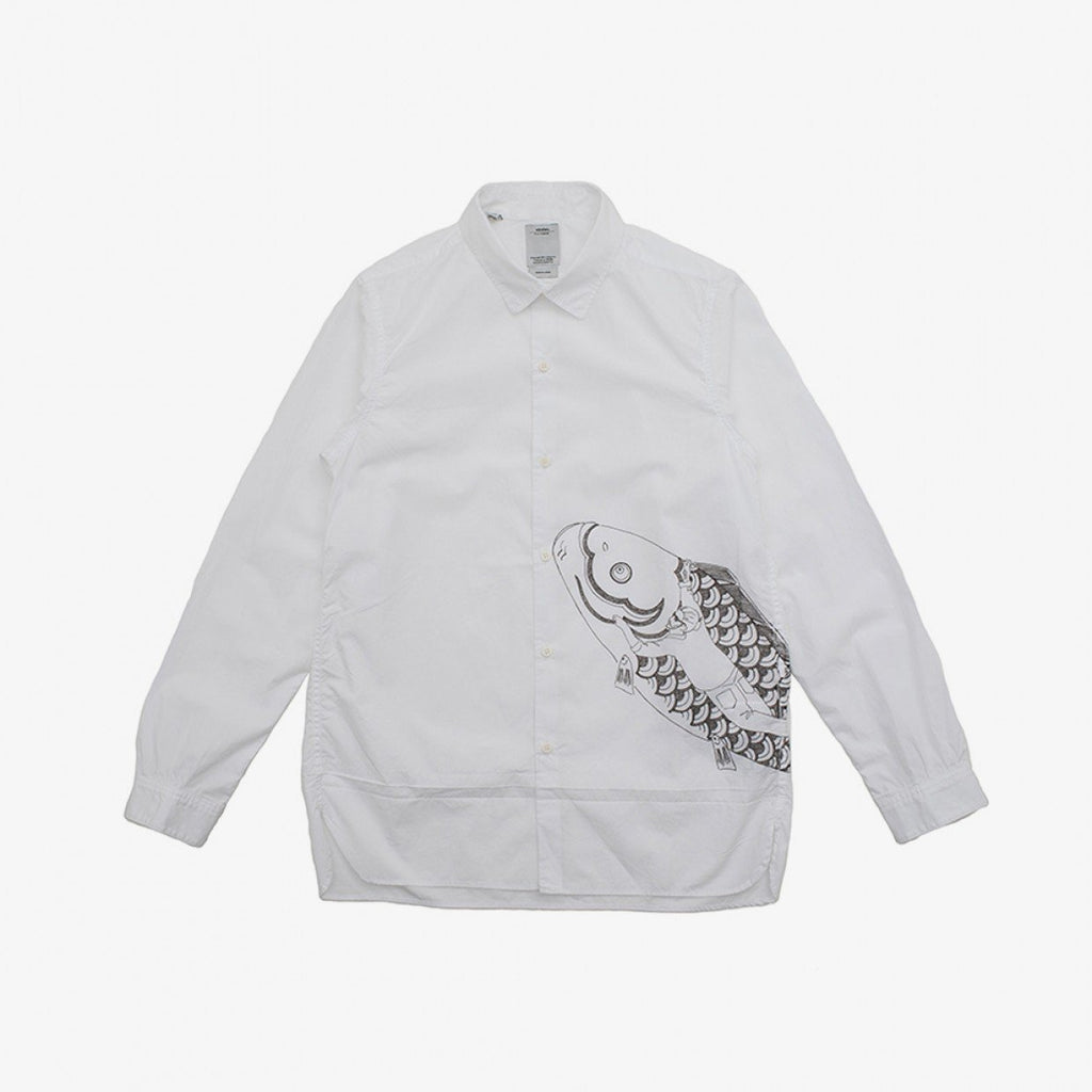 Visvim Longrider Shirt KOI KOI H.P. White – 1290SQM