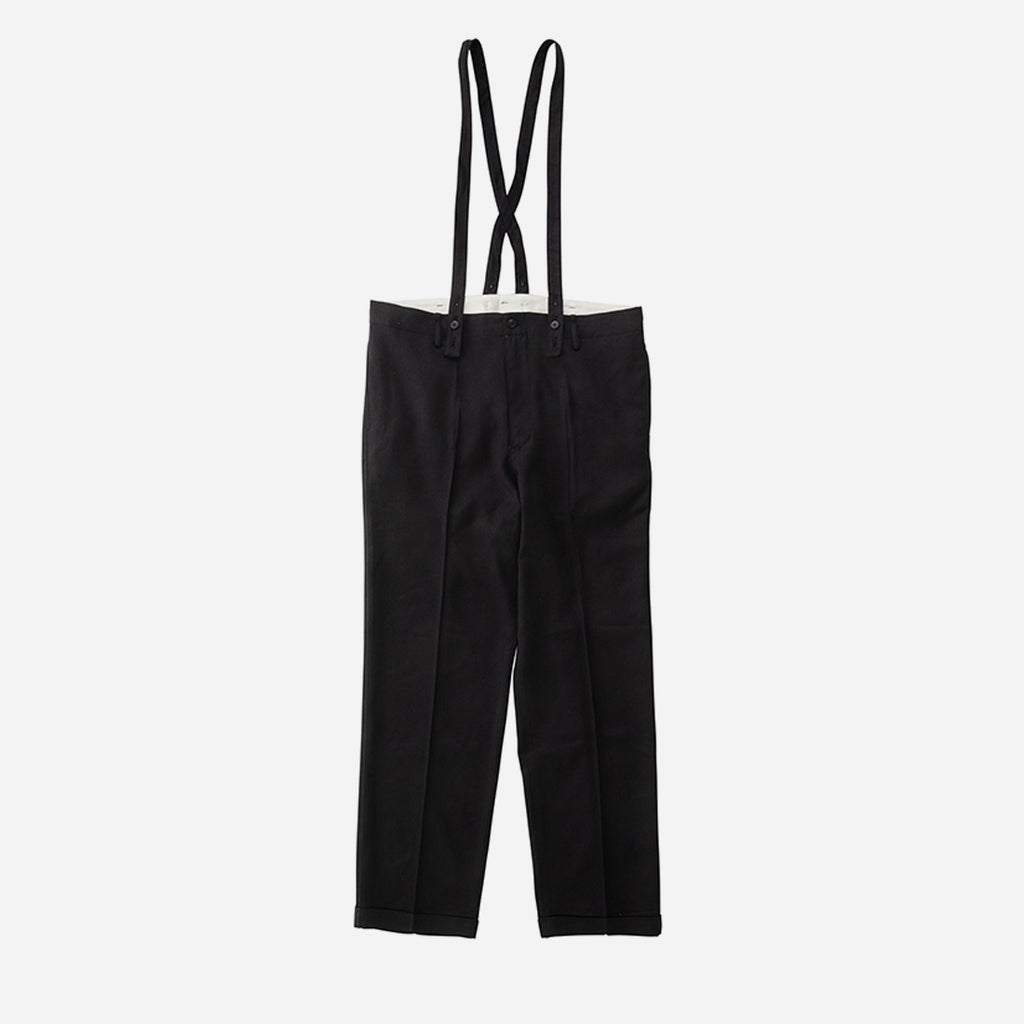 Visvim Jumbo Pastoral Braces Pant Black – 1290SQM