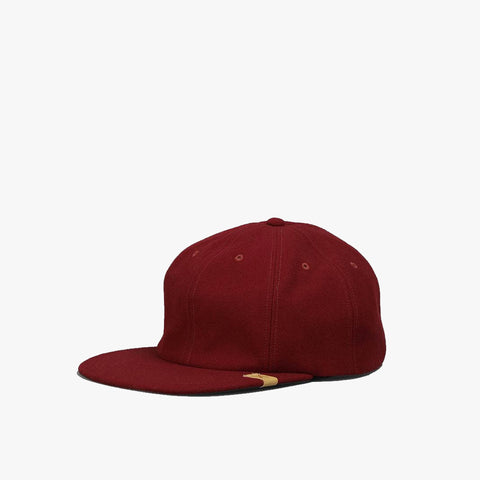 Visvim Excelsior Cap Wool/Linen Burgundy