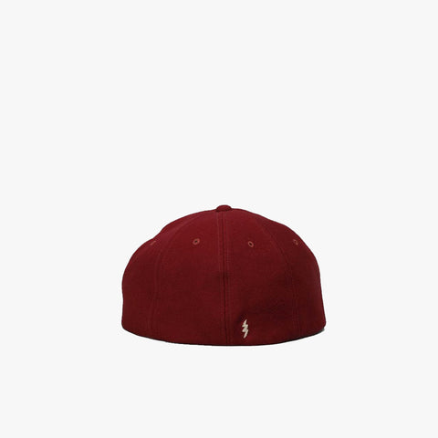 Visvim Excelsior Cap Wool/Linen Burgundy
