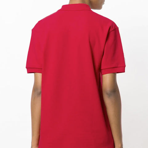 Comme des Garcons Play Polo T-Shirt Red