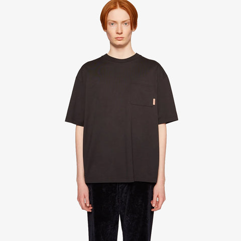 Acne Studios Cotton Pocket T-Shirt Black