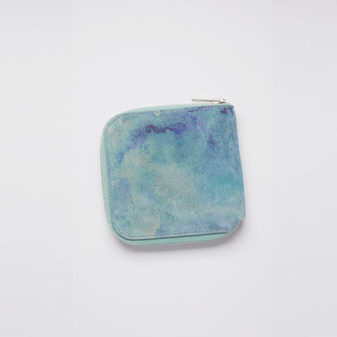 Acne Studios Zippered Wallet Multi Blue