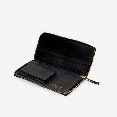 Comme Des Garçons Denim Wallet Navy