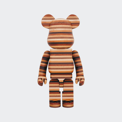 Bearbrick X Karimoku Horizon 1000% Wood
