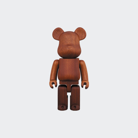 Bearbrick X Karimoku Sapele 400% Wood