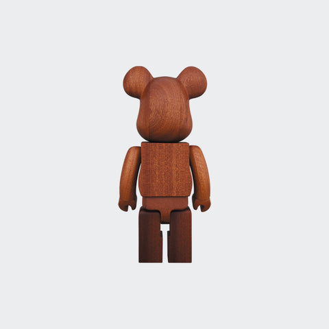 Bearbrick X Karimoku Sapele 400% Wood