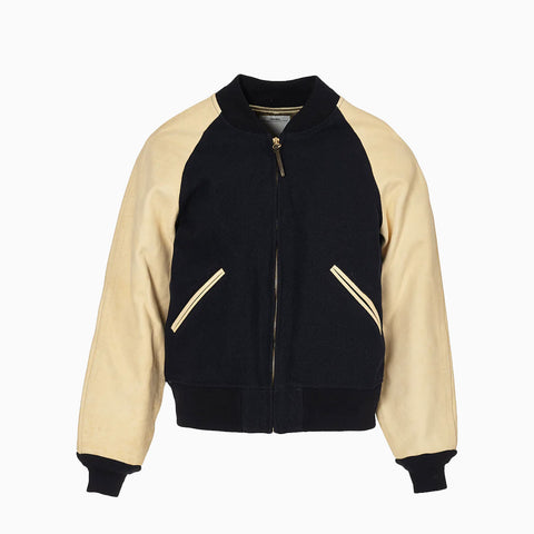 Visvim Varsity JKT Tweet Navy