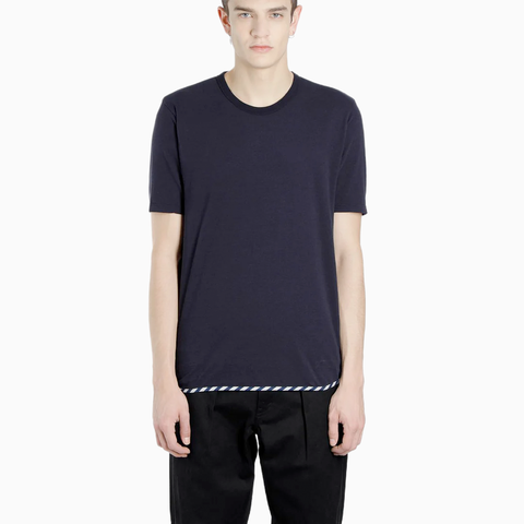 Visvim Sublig Tee S/S Border Navy