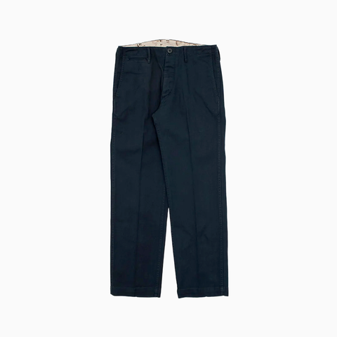 Visvim Chino Slacks Gabardine Navy