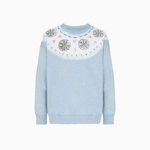 Visvim Koch Jumbo Sweat L/S Light Blue