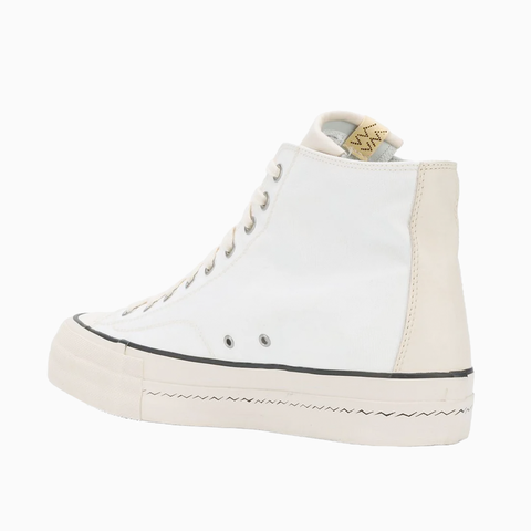 Visvim Skagway Hi Canvas Patten White