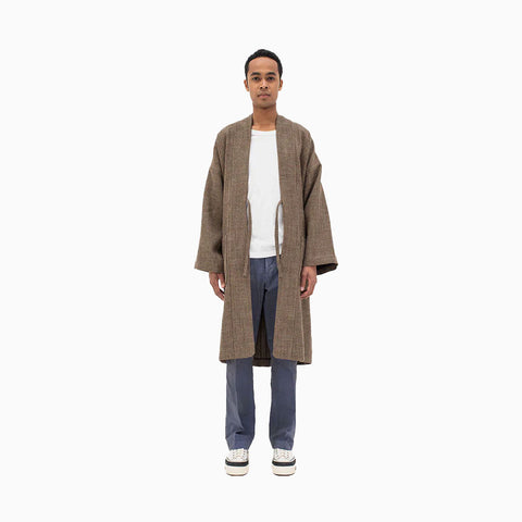 Visvim Kiyari Coat (Tweed) Brown