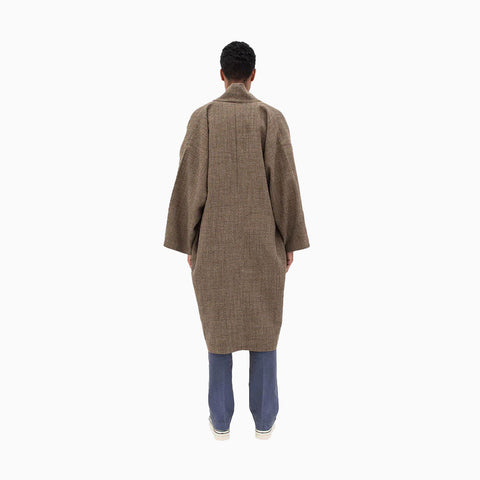 Visvim Kiyari Coat (Tweed) Brown