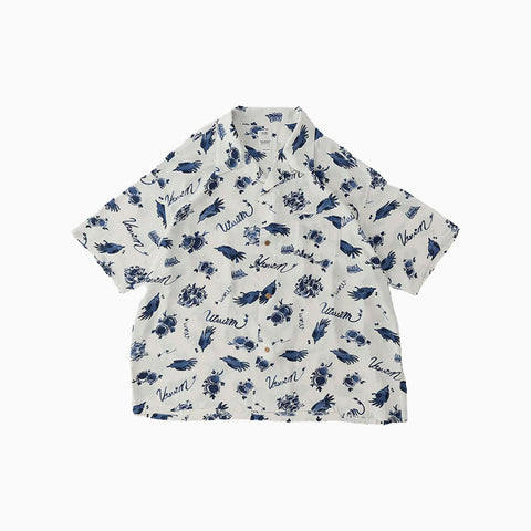 Visvim Wallis Shirt S/S Sunnybird Navy