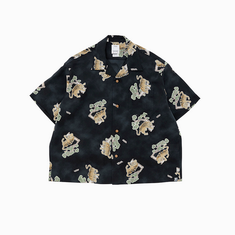 Visvim Copa Shirt S/S Tora Silk Black