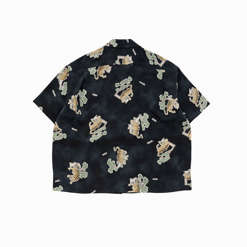 Visvim Copa Shirt S/S Tora Silk Black