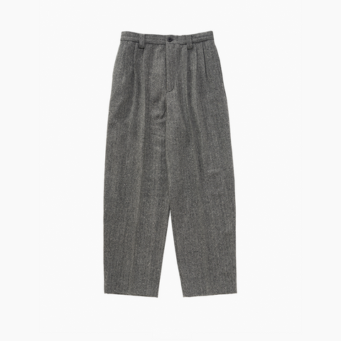 Visvim Russo Pants Donegal Tweed Black