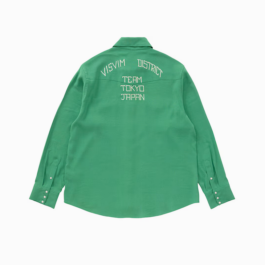 Visvim Four Corners L/S Shirt Green