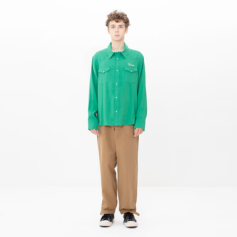 Visvim Four Corners L/S Shirt Green