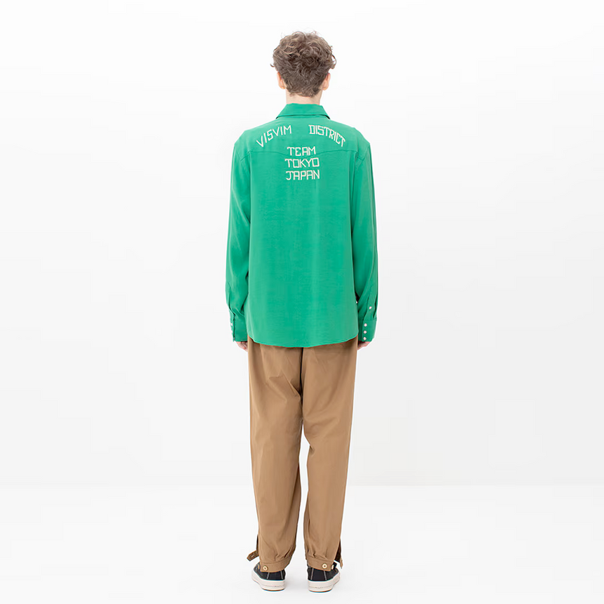 Visvim Four Corners L/S Shirt Green