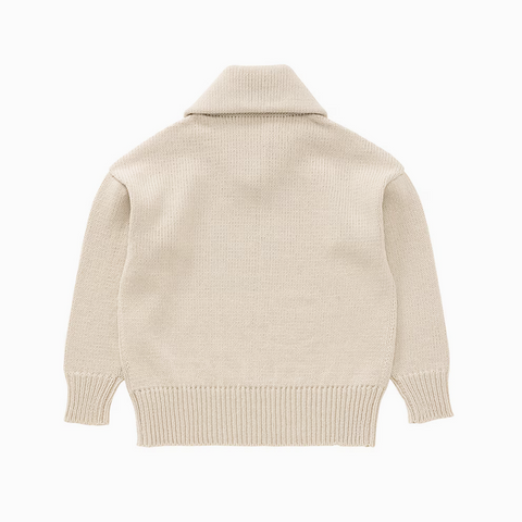 Visvim Monte Shawl Collar Knit Ivory