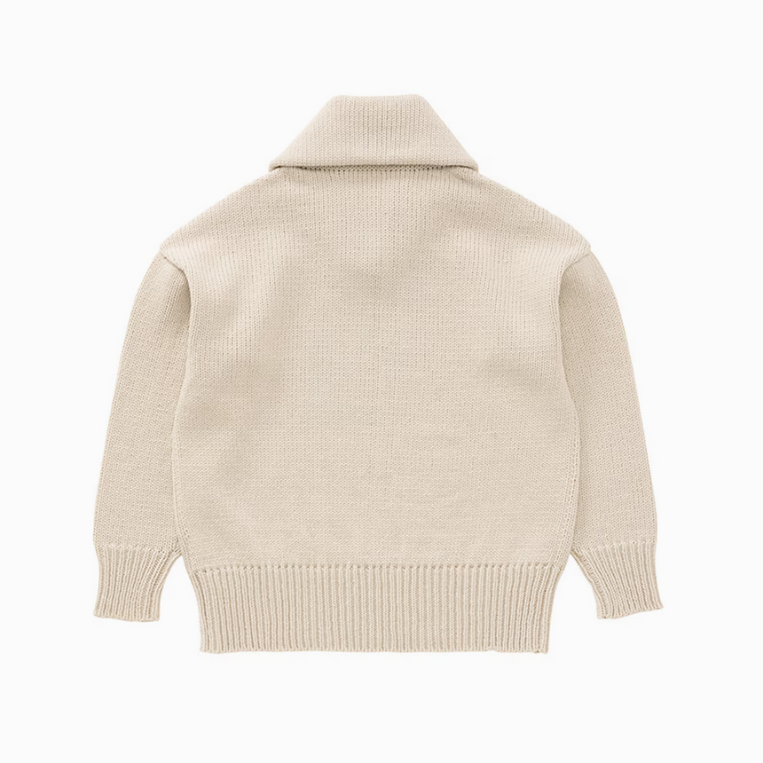 Visvim Monte Shawl Collar Knit Ivory