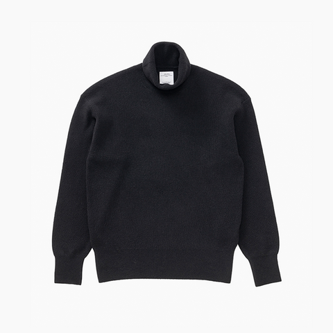 Visvim Turtleneck Knit Cashmere Black