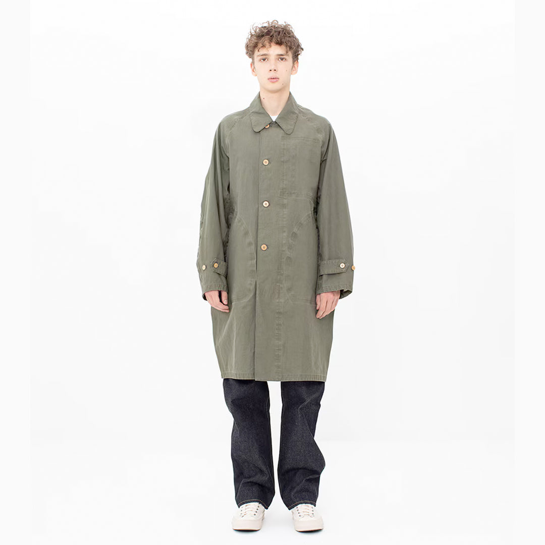 Visvim Henderson Parka 3L DMGD Navy – 1290SQM