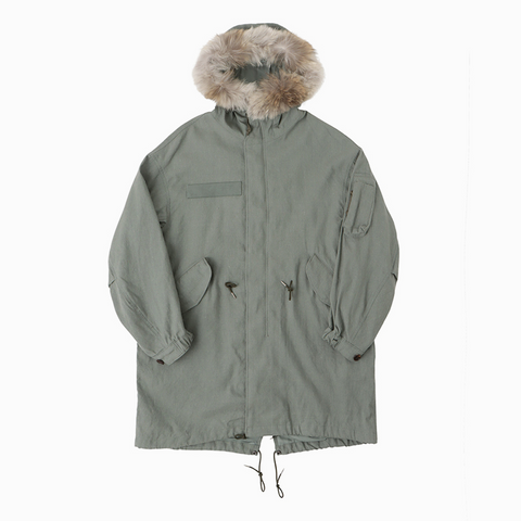 Visvim Six-Five Fishtail Parka W/L Parka LT Green