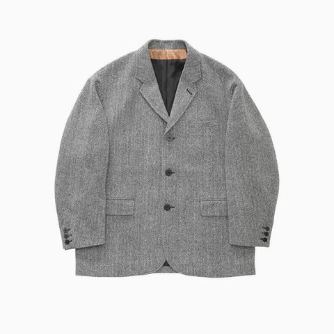 Visvim Bowen Blazer (Donegal Tweed) Black