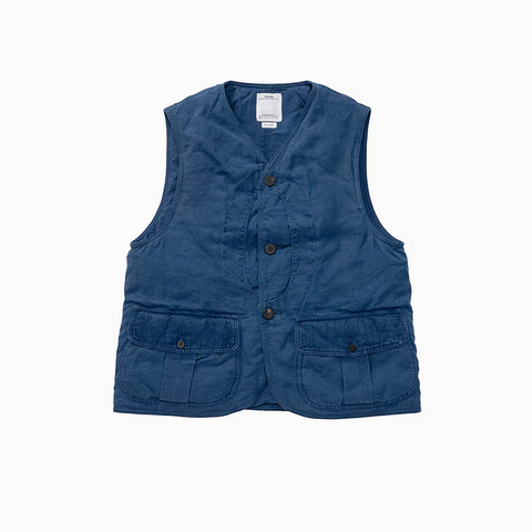 Visvim Gusto Down Vest Indigo