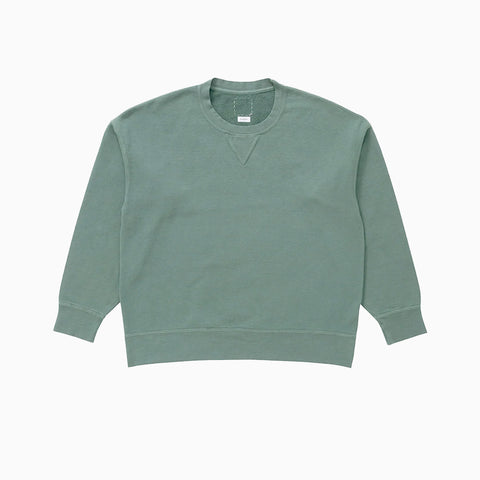 Visvim Jumbo Sweat L/S DMGD Green