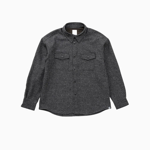 Visvim Lumber Tweed L/S Black