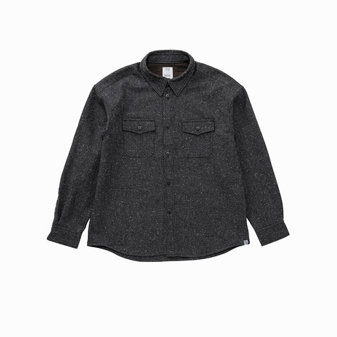Visvim Lumber Tweed L/S Black
