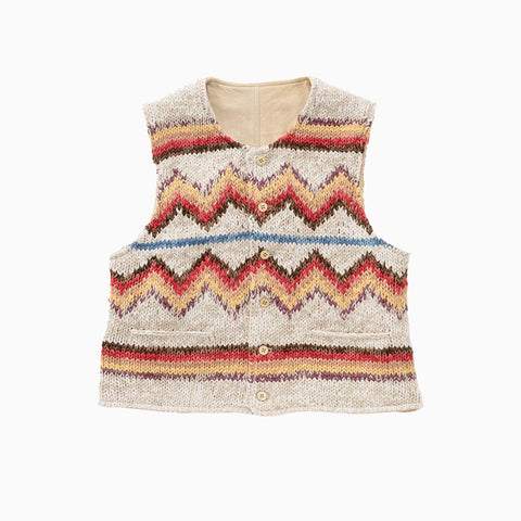 Visvim Hand Knit Vest (N.D.) Beige