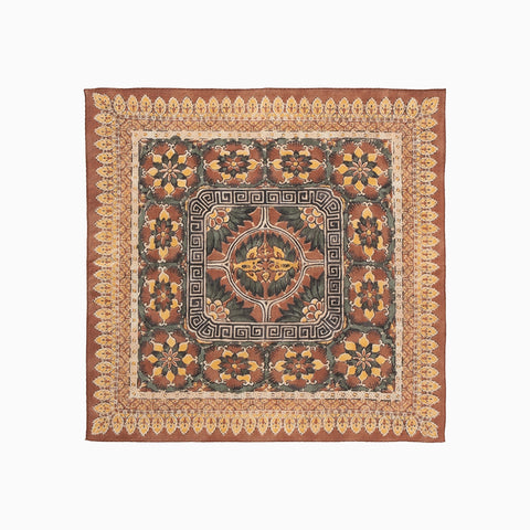 Visvim Khadi Bandana Brown Pattern